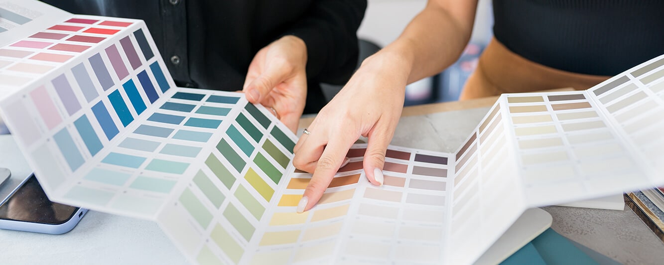Selecting colours
