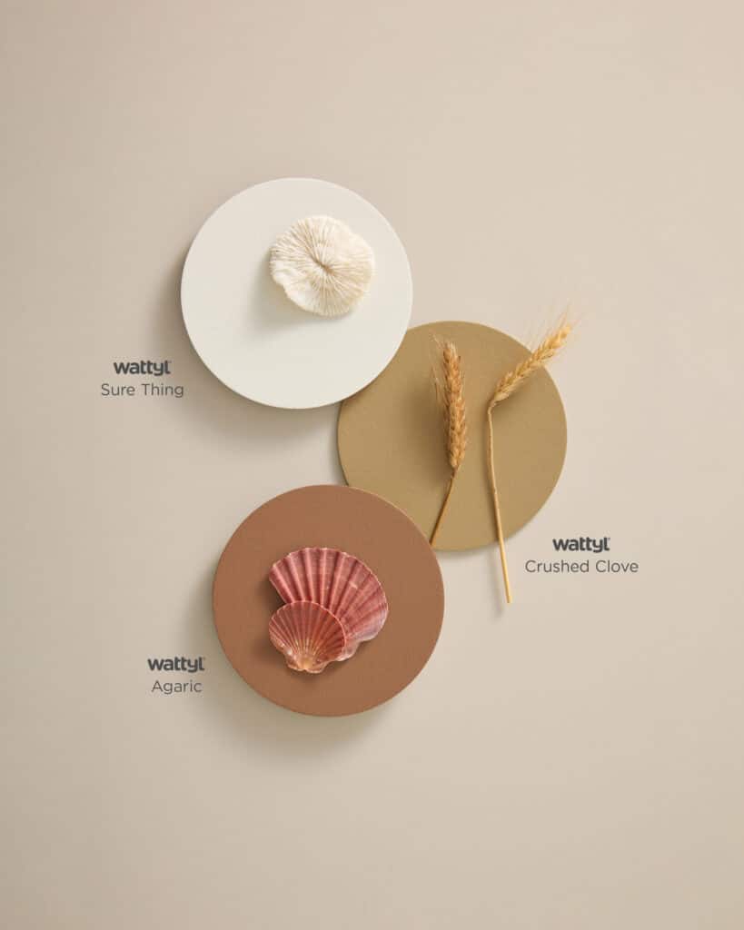 Wattyl Sleep Palette - Sure Thing, Crushed Clove, Agaric